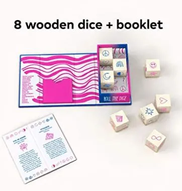 Chronicle Books Earrings Posi Vibes FortuneTelling Dice