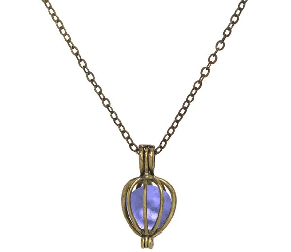 Necklaces Bottled Up Brass Drop Necklace