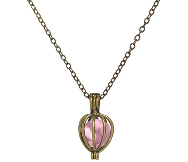 Necklaces Bottled Up Brass Drop Necklace