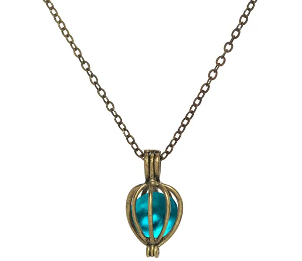 Necklaces Bottled Up Brass Drop Necklace