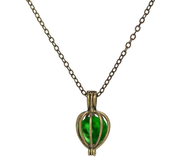 Necklaces Bottled Up Brass Drop Necklace