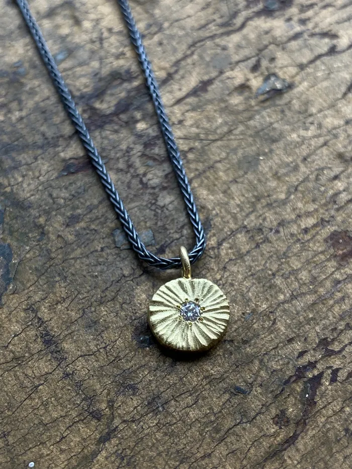 Necklaces Dahlia Kanner Little Dig Diamond Pendant