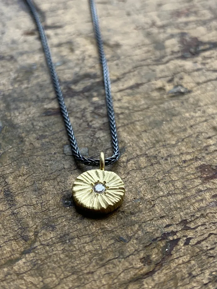 Necklaces Dahlia Kanner Little Dig Diamond Pendant