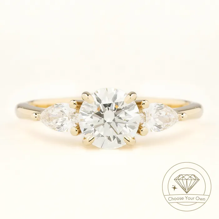 Rings Envero Jewelry Olivia Ring Round Brilliant Cut Diamond