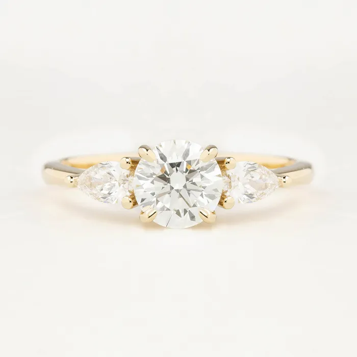 Rings Envero Jewelry Olivia Ring Round Brilliant Cut Diamond