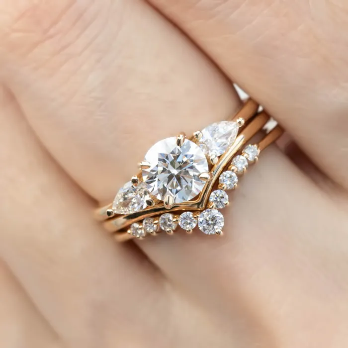 Rings Envero Jewelry Olivia Ring Round Brilliant Cut Diamond