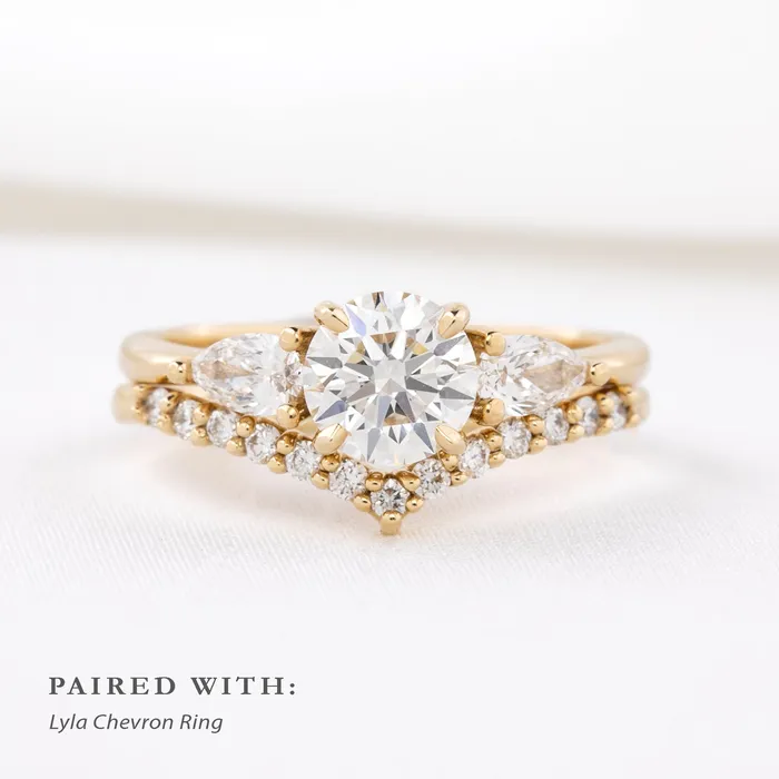 Rings Envero Jewelry Olivia Ring Round Brilliant Cut Diamond