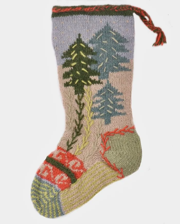 Rings Lost Horizons Knitwear Pine Forest Wool Knit Stocking
