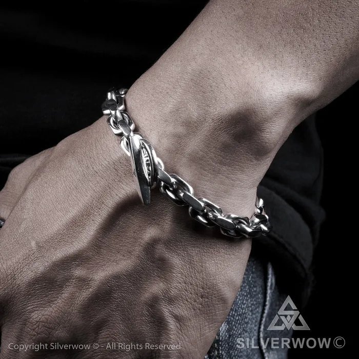 Bracelets TBar Toggle Chain Bracelet silverwow
