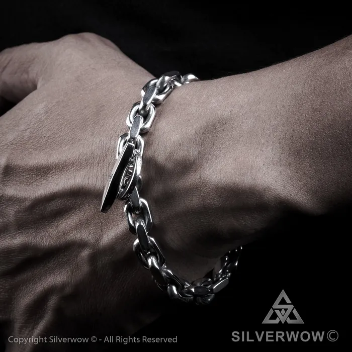 Bracelets TBar Toggle Chain Bracelet silverwow