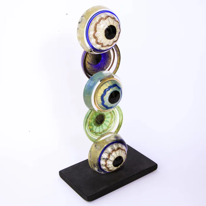 Earrings Barbaro Alessandro Prying look Murano Glass