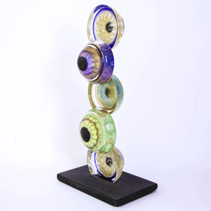 Earrings Barbaro Alessandro Prying look Murano Glass