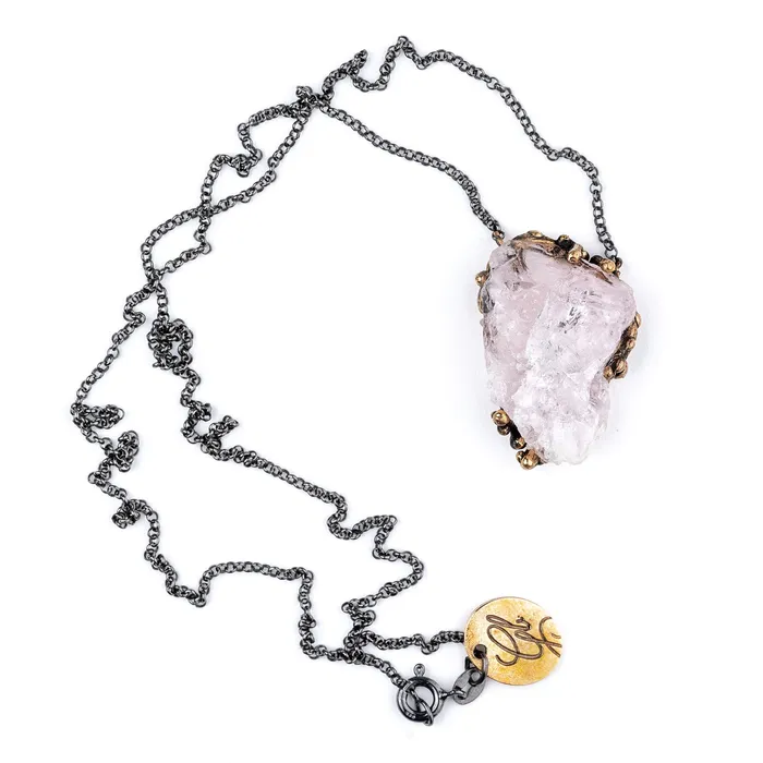 Giardinoblu Necklaces Morganite Necklace One of a Kind