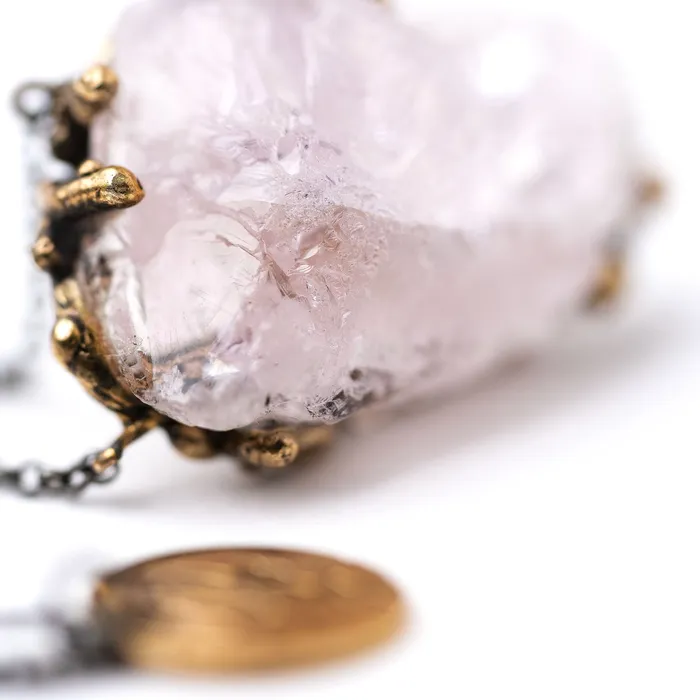 Giardinoblu Necklaces Morganite Necklace One of a Kind