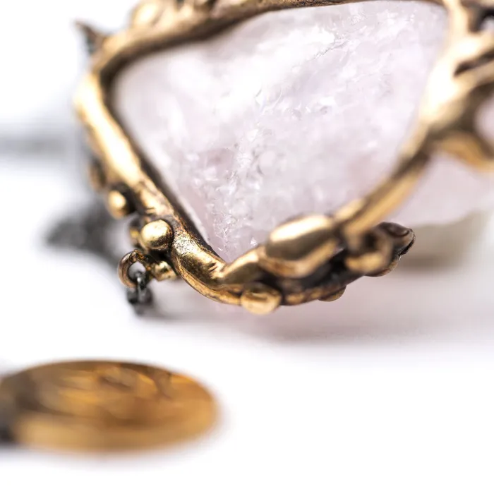 Giardinoblu Necklaces Morganite Necklace One of a Kind