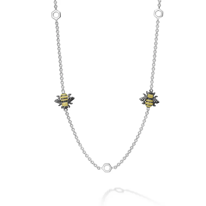 Rare Wonders Five Station Honeybee Necklace LAGOS Necklaces