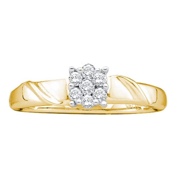 15CTWDiamond FLOWER FASHION RING gndatlanta Rings