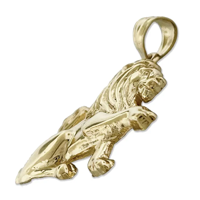 14K Gold 30MM Lion Pendant Goldia PreStyled Sets