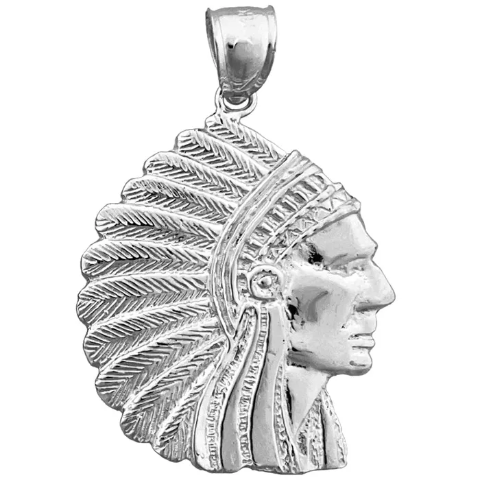 14K Gold Native Headdress War Bonnet Pendant Goldia PreStyled Sets