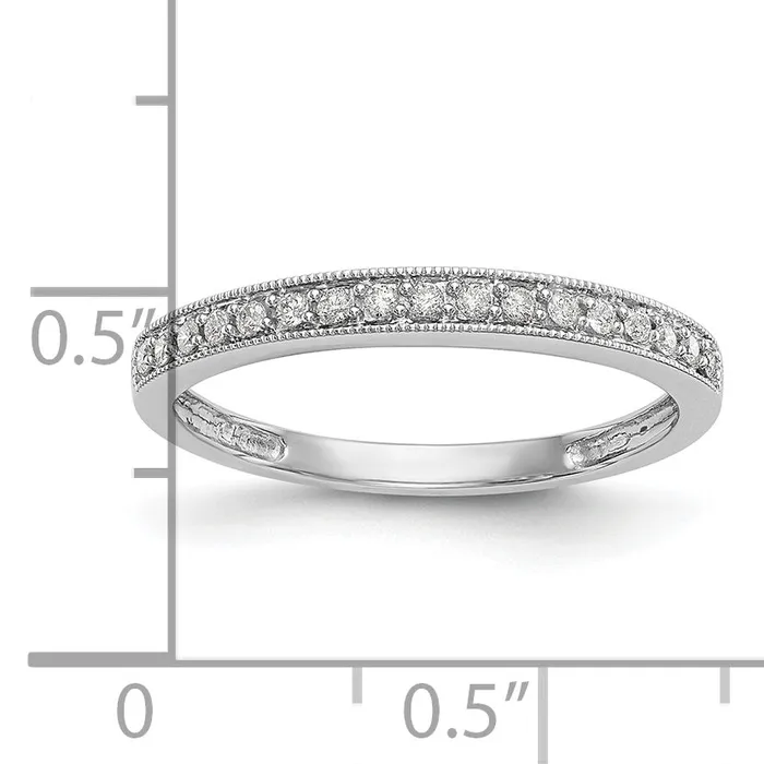 14k White Gold 16 Ct Lab Grown Diamond VSSI G Wedding Band Ring Goldia Rings
