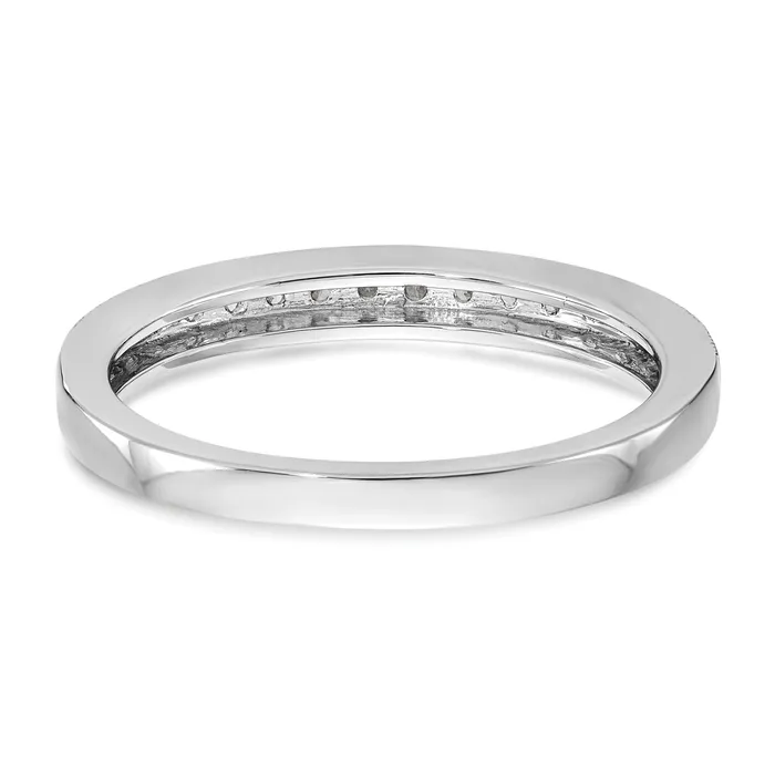 14k White Gold 16 Ct Lab Grown Diamond VSSI G Wedding Band Ring Goldia Rings