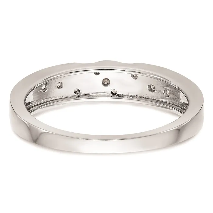 14K White Gold Complete Real Diamond Trio Mens Wedding Band Goldiacom Rings