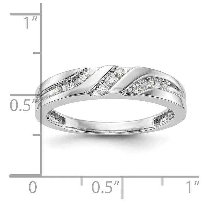 14K White Gold Complete Real Diamond Trio Mens Wedding Band Goldiacom Rings