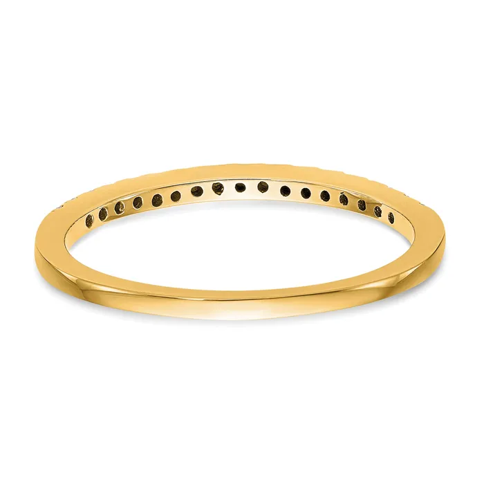 14k Yellow Gold 14 Ct Lab Grown Diamond VSSI G Wedding Band Ring Goldia Rings