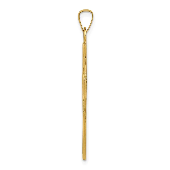 14k Yellow Gold Celtic Cross Charm Goldia Charm Necklaces