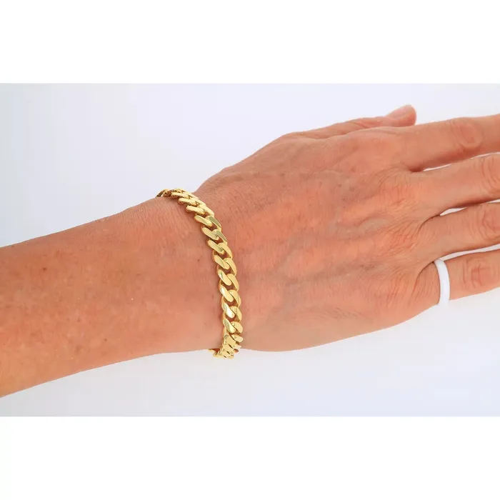 14k Yellow Gold Royal Monaco Miami Cuban Link 6mm Chain Bracelet w Box Clasp 8 Goldiacom Bracelets