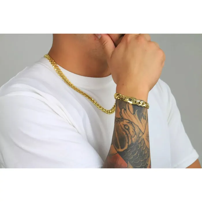 14k Yellow Gold Royal Monaco Miami Cuban Link 6mm Chain Bracelet w Box Clasp 8 Goldiacom Bracelets