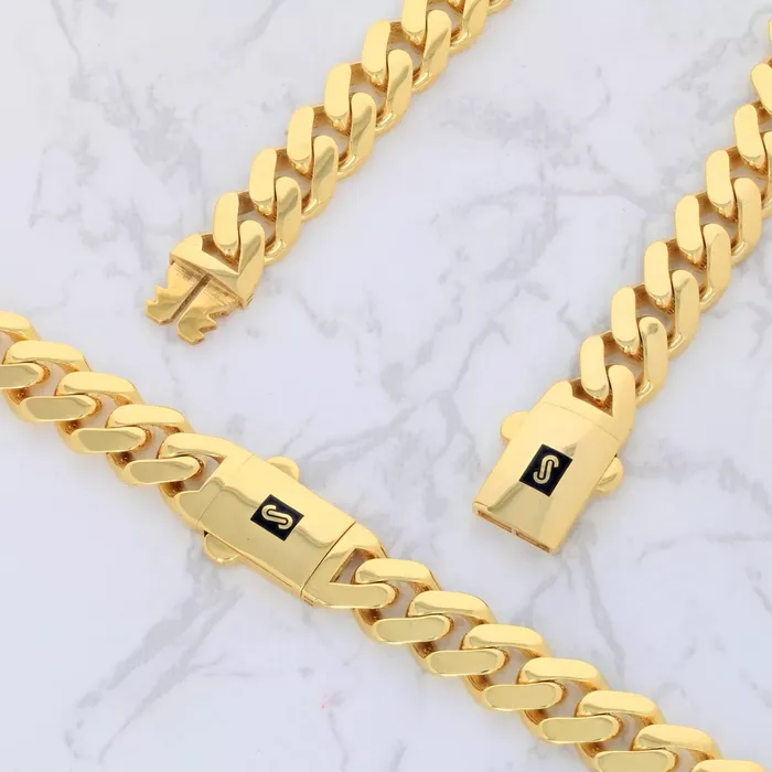14k Yellow Gold Royal Monaco Miami Cuban Link 6mm Chain Bracelet w Box Clasp 8 Goldiacom Bracelets