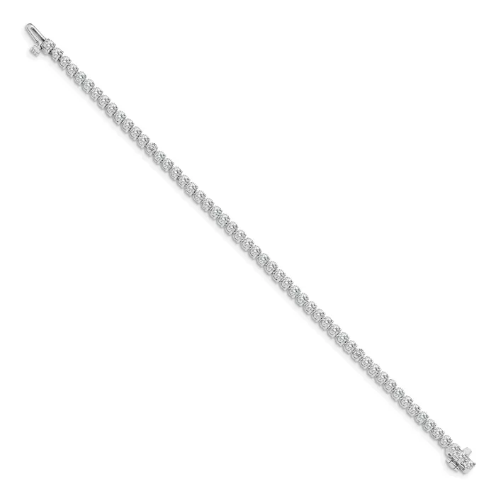 Bracelets Goldia 14k White Gold 4 13 Ct Lab Grown Diamond VSSI G Tennis Bracelet