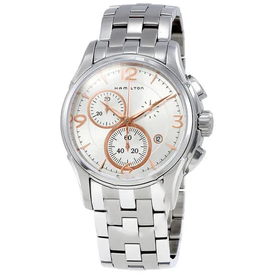 Bracelets JMS always Original Hamilton Jazzmaster Chronograph Stainless Steel Mens Watch H32612155
