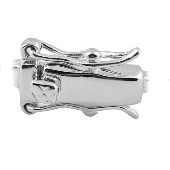 Bracelets JMS always Original Megan Walford Sterling Silver Cubic Zirconia Bracelet With Flower Motif