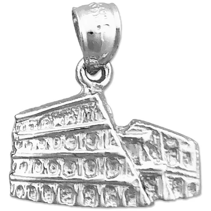Charm Necklaces Goldia 14K Gold Roman Coliseum Italy Charm