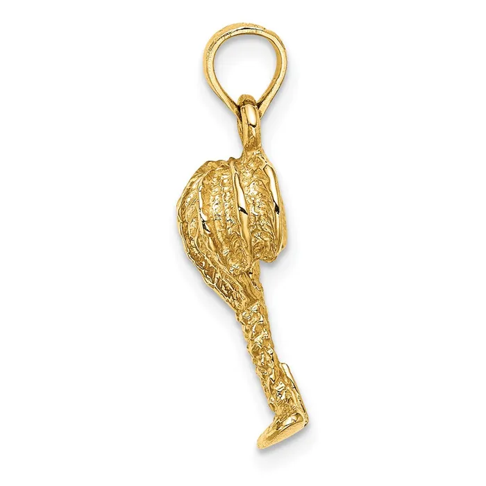 Charm Necklaces Goldia 14k Yellow Gold 2D Palm Tree w Coconuts Charm