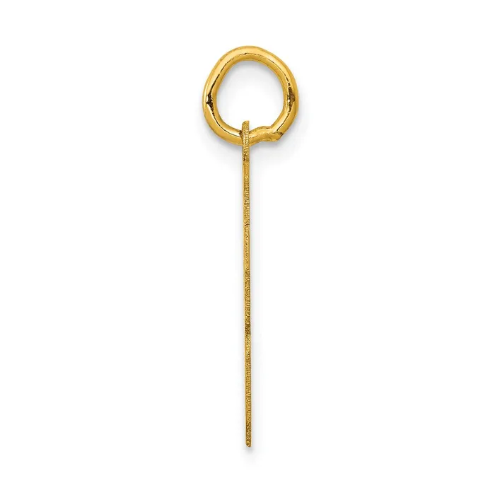 Charm Necklaces Goldia 14k Yellow Gold Small Polished Number 28 Charm