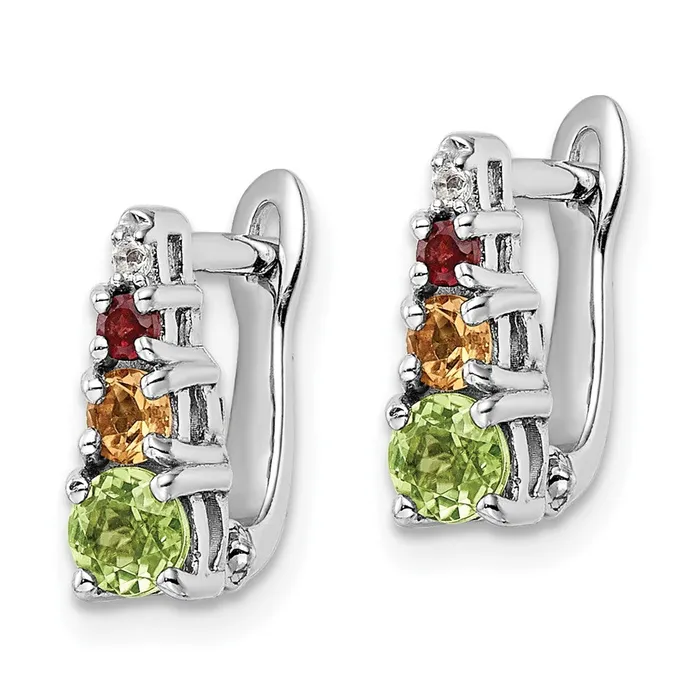 Earrings Goldia Sterling Silver RHplated 85tw PECIGAWT Hinged Earrings