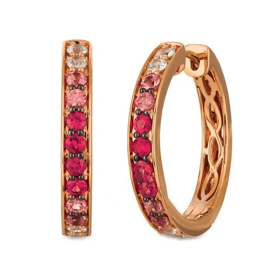 Earrings JMS always Original Le Vian Ladies Strawberry Ombr Earrings in 14K Strawberry Gold