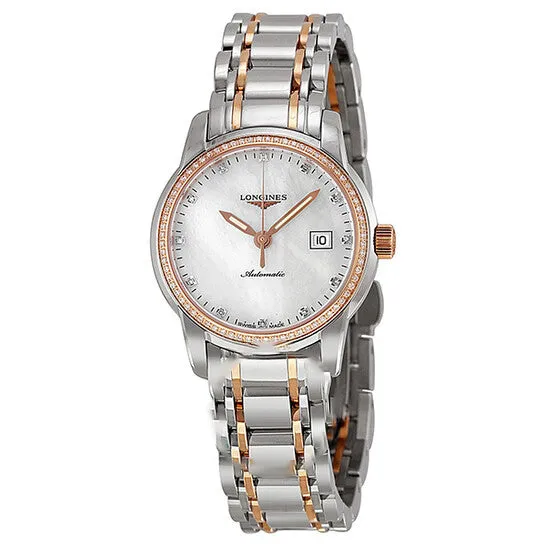 Earrings JMS always Original Longines Saint Imier Automatic Diamond Rose Gold and Steel Ladies Watch L25635877