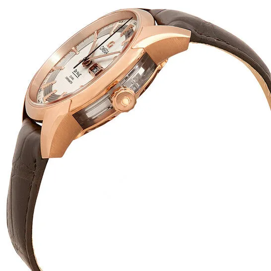 Earrings JMS always Original Omega De Ville Hour Vision 18kt Rose Gold Automatic Chronometer Silver Dial Mens Watch 43163412202001