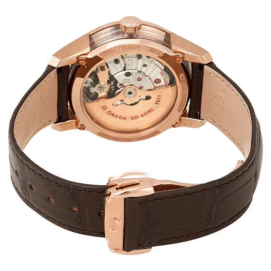 Earrings JMS always Original Omega De Ville Hour Vision 18kt Rose Gold Automatic Chronometer Silver Dial Mens Watch 43163412202001
