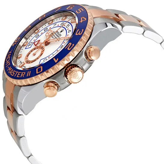 Earrings JMS always Original Rolex YachtMaster II Chronograph Automatic White Dial Mens Steel and 18K Everose Gold Watch 1166810002