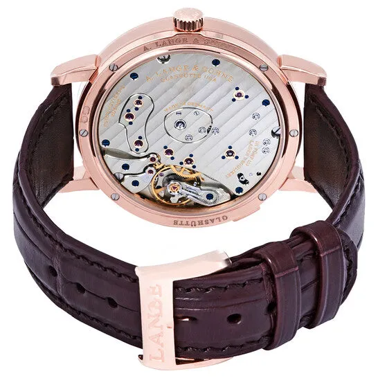 Earrings Original A Lange Sohne Grand Lange 1 Moonphase 18kt Rose Gold Silver Dial Mens Watch 139032 JMS always