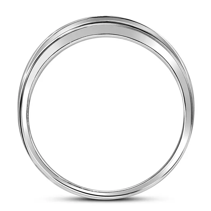 gndatlanta Rings 10k Yellow Gold Princess Diamond Single Row Wedding Band 14 Cttw