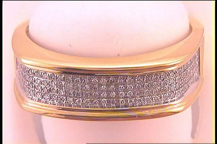 gndatlanta Rings Sterling Silver Round Diamond Band Ring 13 Cttw
