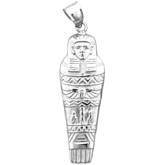 Goldia 14K Gold Egyptian Sarcophagus Pendant PreStyled Sets