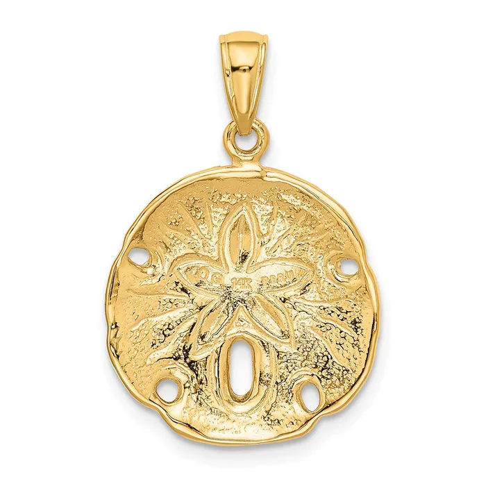 Goldia 14k Yellow Gold Sand Dollar Pendant PreStyled Sets