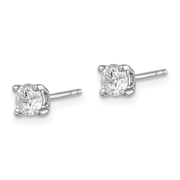 Goldia Earrings 14k White Gold 12 Ct Lab Grown Diamond VSSI G Post Earrings